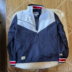Tracksmith Boathouse Jacket - navy / white